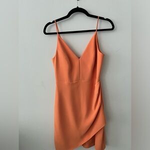 AMANDA UPRICHARD TANGERINE DRESS